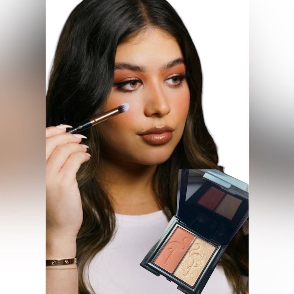 2/$15! SHAINA B MIAMI Dazzling Eye Duo Soca & Bacchanal Eyeshadow Compact New!